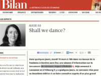 Article "Shall we dance" paru sur le site lebilan.ch