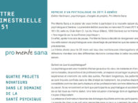 Lettre trimestrielle N°51 Promente Sana
